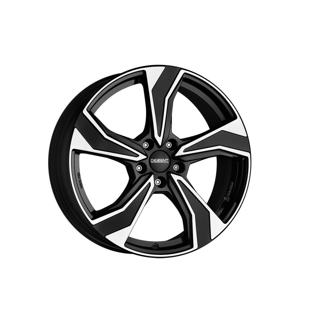 Dezent KB dark Black/polished 7,5x17 5x108 ET50 CB63,4 60° 725 kg TKB7HBP505E