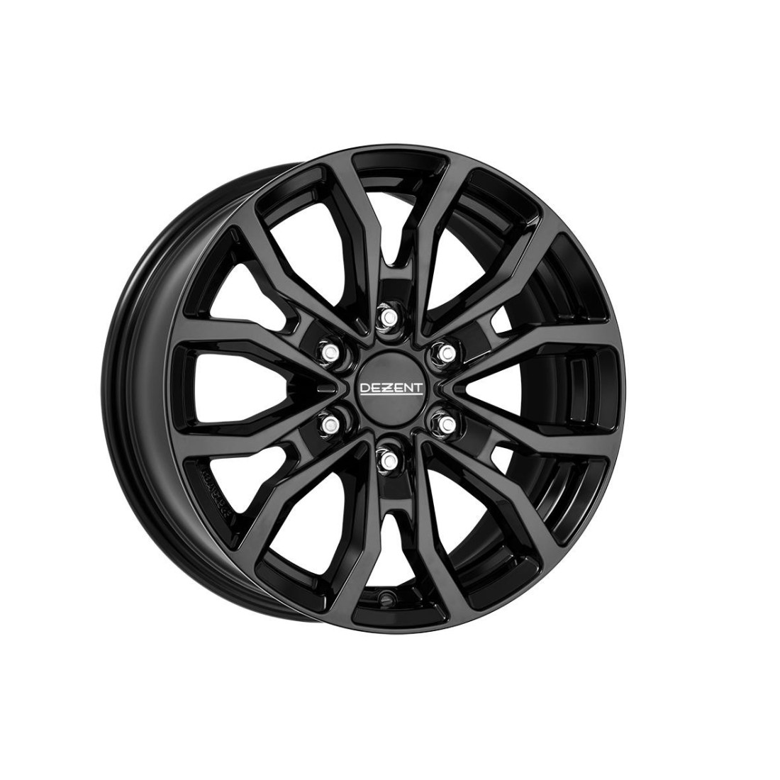 Dezent KC Black 8x18 6x139.7 ET20 CB106,1 Flat 1150 kg TKCGDBA20