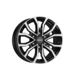 Dezent KC dark Black/polished 7,5x18 6x139.7 ET25 CB106,1 Flat 1150 kg TKCFDBP25E