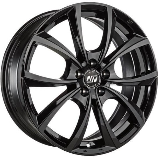 MSW 27T Gloss Black 9,5x19 5x120 ET40 CB64,1 60° 850 kg W19425001TC5