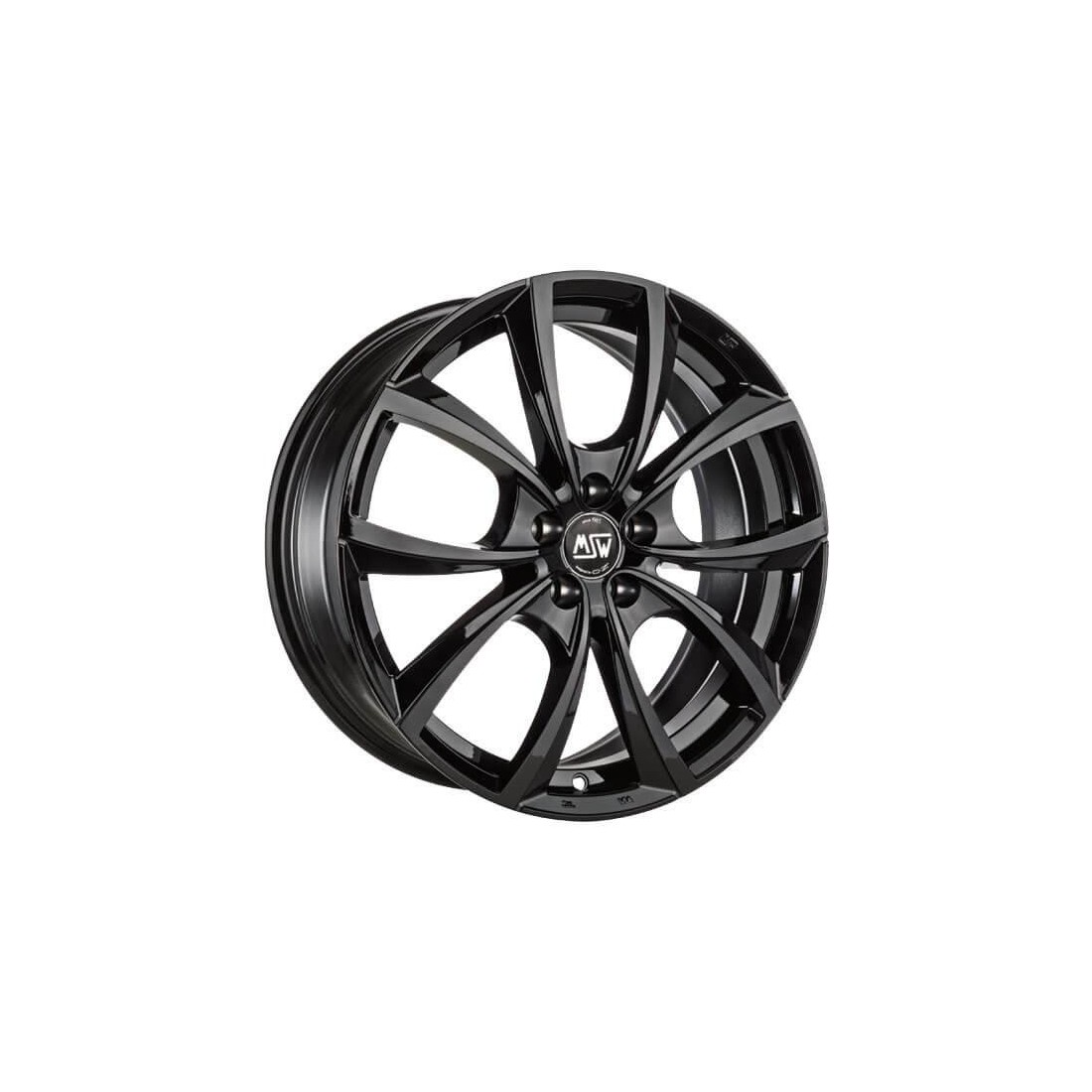 MSW 27T Gloss Black 9,5x19 5x120 ET40 CB64,1 60° 850 kg W19425001TC5