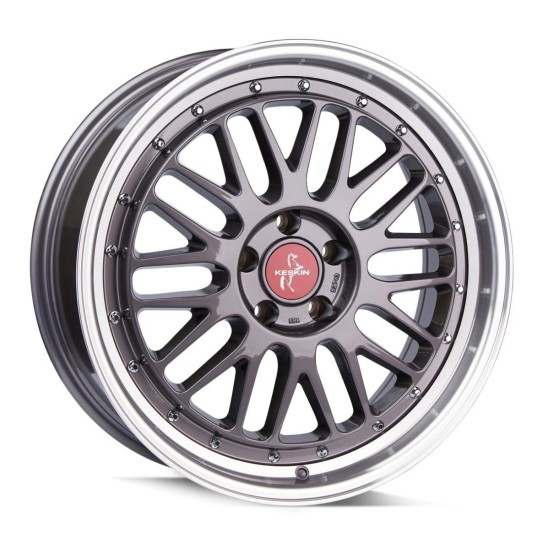 Keskin Tuning KT22 Titan Grey Lip Polish 8,5x19 5x112 ET30 CB72,6 60° 720 kg KT228519511230TGLP