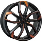 RC Design RC34 Black Orange Matt (BOM) 8x19 5x112 ET45 CB57,1 R13 800 kg 352041