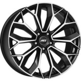 AEZ Leipzig dark Black/polished 9,5x22 5x112 ET42 CB66,6 R14 1025 kg ALE2N8BP42E