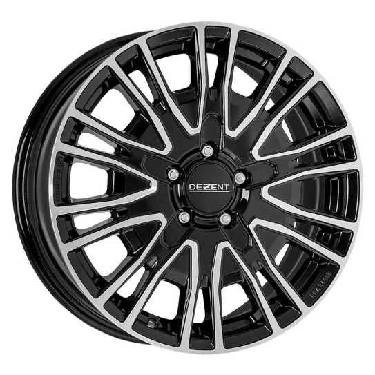 Dezent KE dark Black/polished 6,5x16 5x130 ET55 CB78,1 60° 1350 kg TKEZLBP55