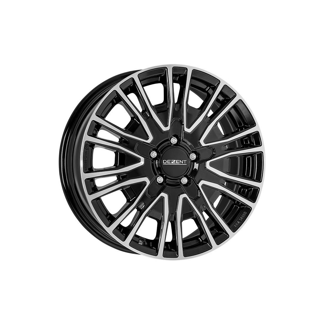 Dezent KE dark Black/polished 6,5x16 5x130 ET65 CB78,1 60° 1350 kg TKEZLBP65