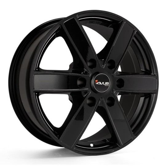 Avus AC-V61 Black 6,5x16 6x120 ET50 CB74,5 60° 1300 kg V61065166120050745C0