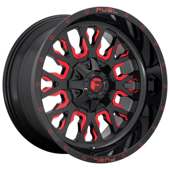 Fuel D612 Stroke Gloss Black Red Tinted Clear 10x22 6x139.7 ET-19 CB106,0 (PCD2: 6x135) 60° 1133 kg D61222009846