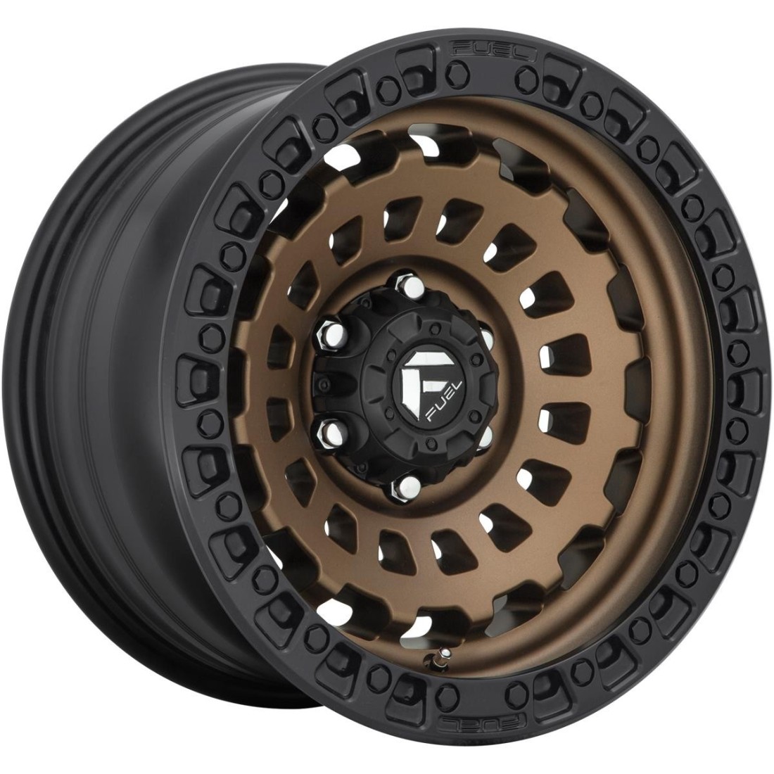 Fuel D634 Zephyr Matte Bronze Black Bead Ring 8x17 5x114.3 ET38 CB56,5 60° 725 kg D6341780C5+38