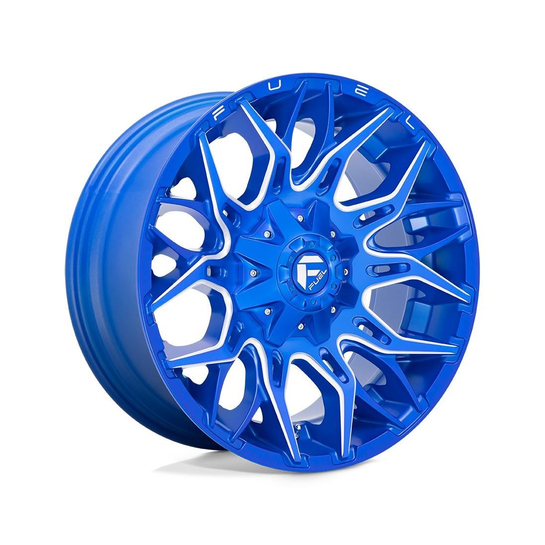 Fuel D770 Twitch Anodized Blue Milled 9x20 6x139.7 ET1 CB106,0 (PCD2: 6x135) 60° 1133 kg D77020909850