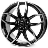 Rial Lucca diamond-black frontpolished 6,5x17 4x108 ET32 CB65,1 Flat 640 kg LUC65732CP13-1