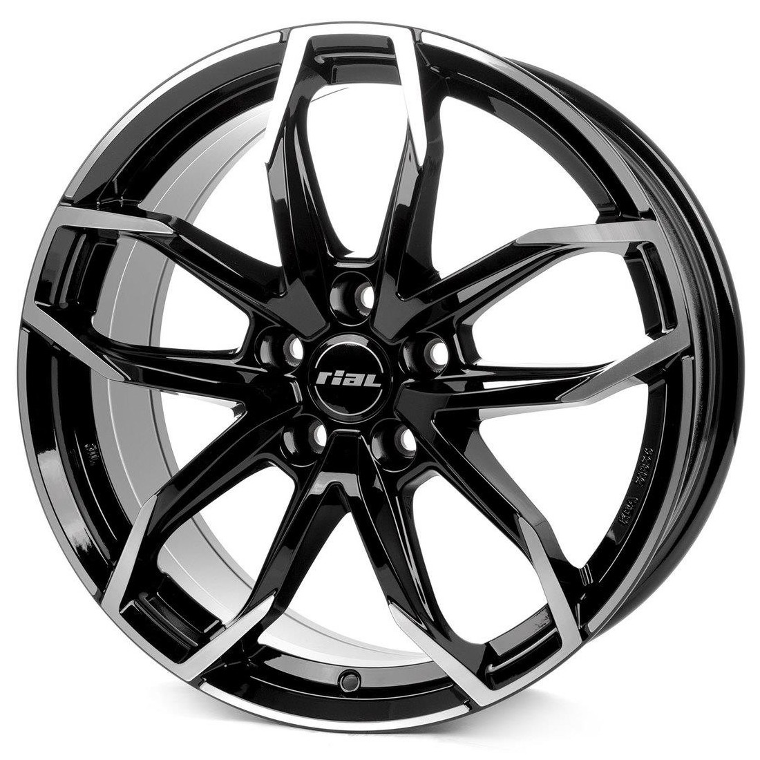 Rial Lucca diamond-black frontpolished 6,5x17 4x108 ET32 CB65,1 Flat 640 kg LUC65732CP13-1