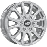 MSW 48 Van 6 Holes Full Silver 6,5x16 6x120 ET50 CB74,5 60° 1350 kg W19341003T09