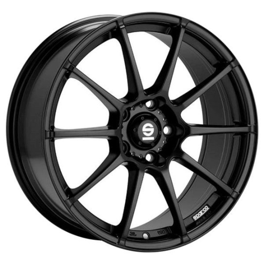 Sparco Assetto Gara Matt Black 7x17 5x100 ET38 CB63,3 60° 610 kg W2903460039