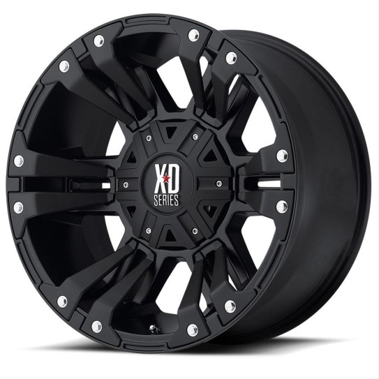 XD XD822 Monster Ii Matte Black 9x20 5x127 ET0 CB78,1 (PCD2: 5x139.7) 60° 1133 kg XD82229035700