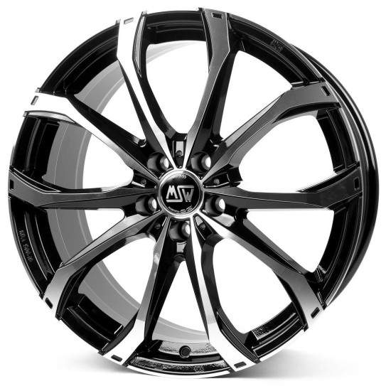 MSW 48 Gloss Black Full Polished 7,5x17 5x120 ET50 CB65,1 R14 860 kg W19373006T56