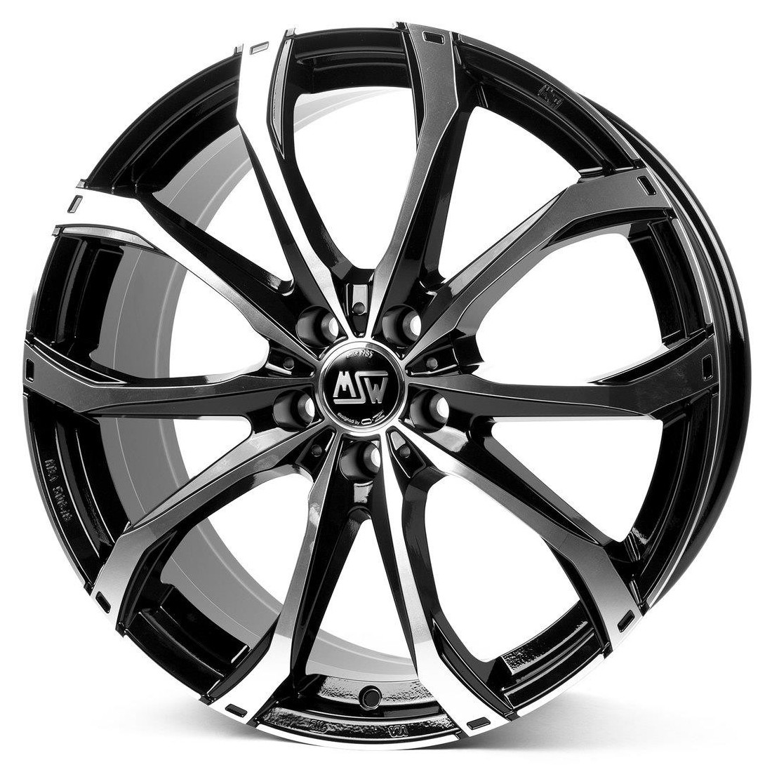 MSW 48 Gloss Black Full Polished 7,5x17 5x120 ET50 CB65,1 R14 860 kg W19373006T56