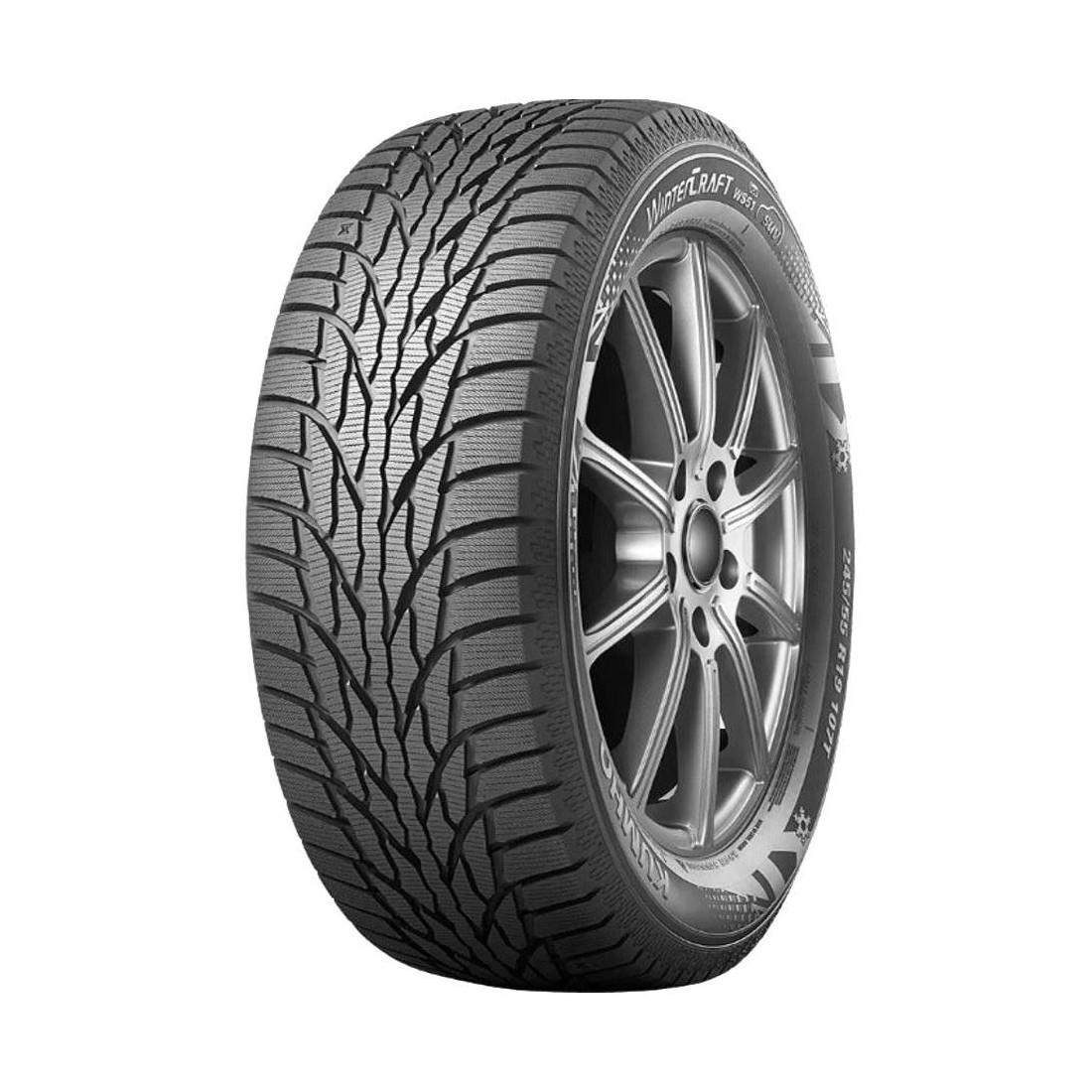 265/60R18 KUMHO WS51 114T XL Friction CEB72 3PMSF IceGrip M+S