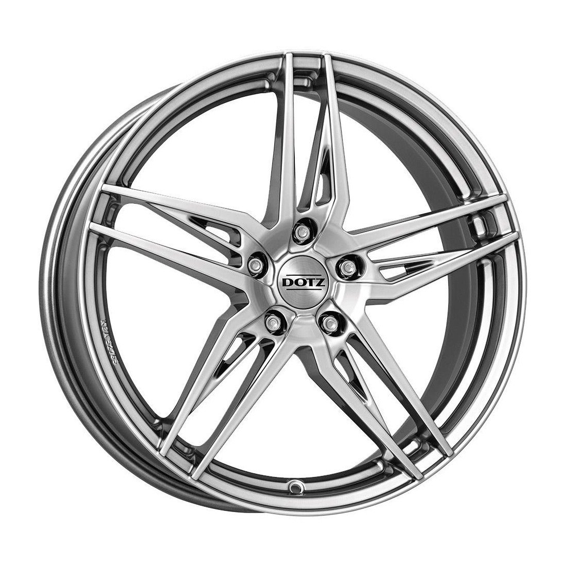 Dotz Interlagos shine High gloss 7,5x19 5x114.3 ET45 CB71,6 60° 615 kg OIN9J0HA45