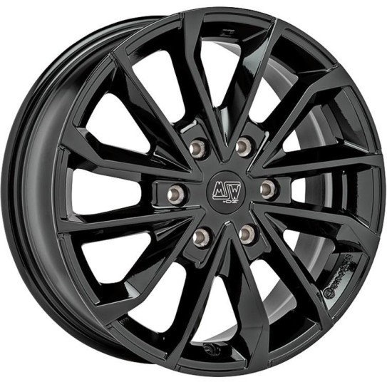 MSW 42 Van Gloss Black 6,5x17 6x120 ET50 CB74,6 60° 1250 kg W19468001TC5