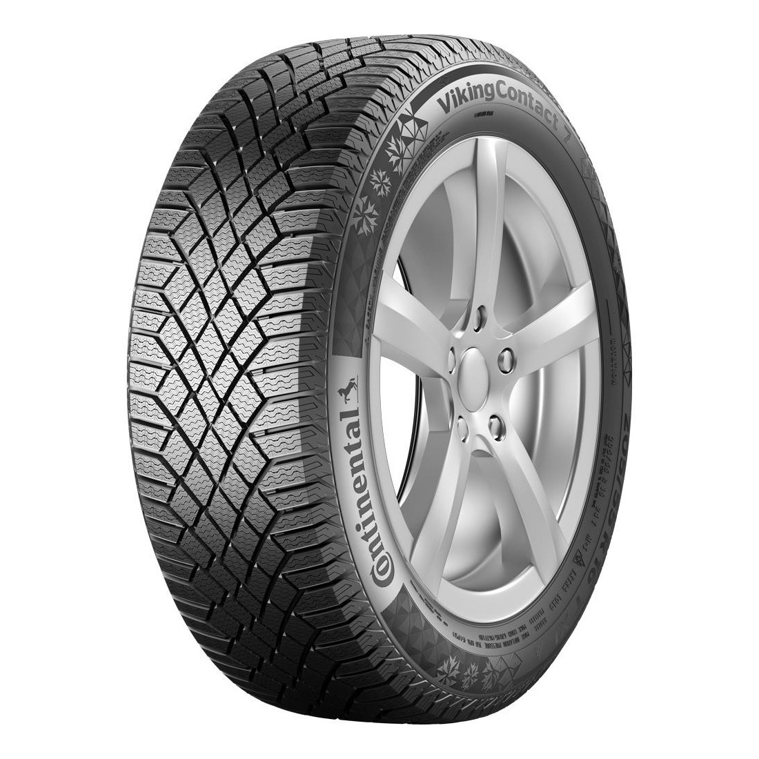 225/55R16 CONTINENTAL VIKINGCONTACT 7 99T XL EVc DOT22 Friction CDB72 3PMSF IceGrip M+S