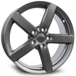 STW City Dark Anthracite 6,5x16 5x114 ET45 CB67,1 60° 690 kg STWCZ0DA45