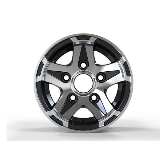 GG Trailer Black Polished 6x10 5x112 ET0 CB67,1 (No Cap) 60° 275885