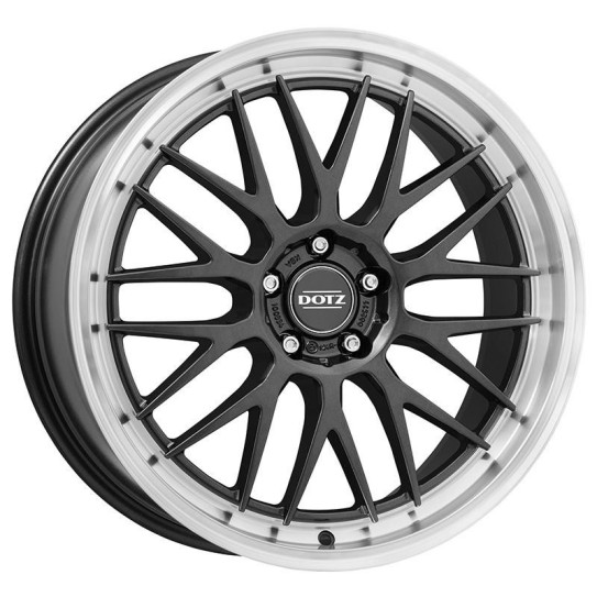 Dotz Bilbao dark Gunmetal/polished lip 8,5x19 5x114.3 ET34 CB71,6 60° 780 kg OBI9L0FL34