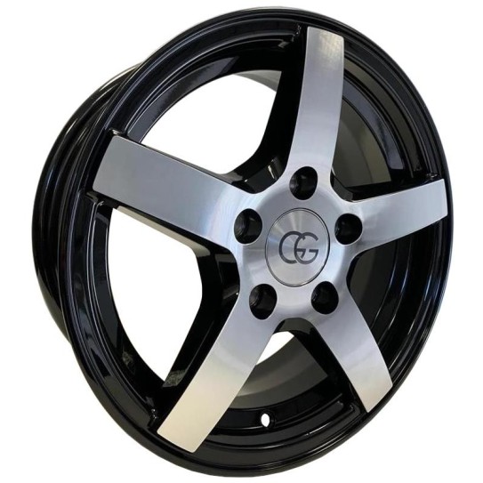 GG Trailer Black Polished 5,5x14 4x100 ET30 CB57,1 60° 950 kg