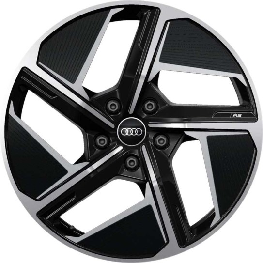 OE Audi 4J3071490BAX1 Matt Antharcite Polished 9x20 5x130 ET54 CB71,6 R12 4J3071490BAX1