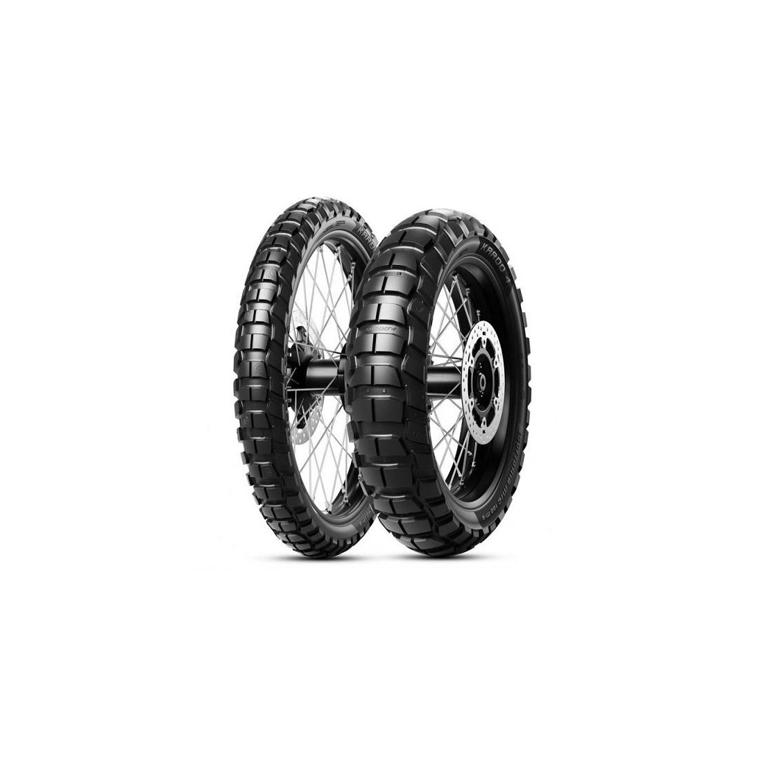 130/80R17 Metzeler KAROO 4 65Q TL ENDURO ON/OFF Rear M+S