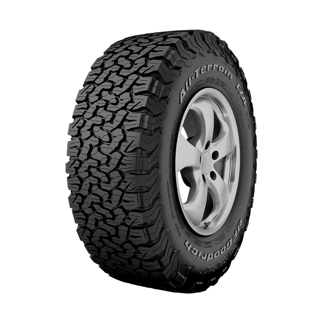 265/70R16 BF GOODRICH ALL-TERRAIN T/A KO2 121/118S RWL EB274 3PMSF M+S