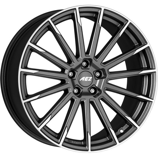 AEZ Atlanta Graphite matt/polished 8,5x19 5x114.3 ET40 CB64,1 60° 780 kg AAT9L0GP40E