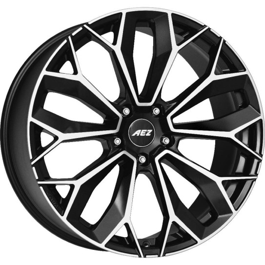 AEZ Leipzig dark Black/polished 9,5x22 5x112 ET32 CB66,6 R14 1025 kg ALE2N8BP32