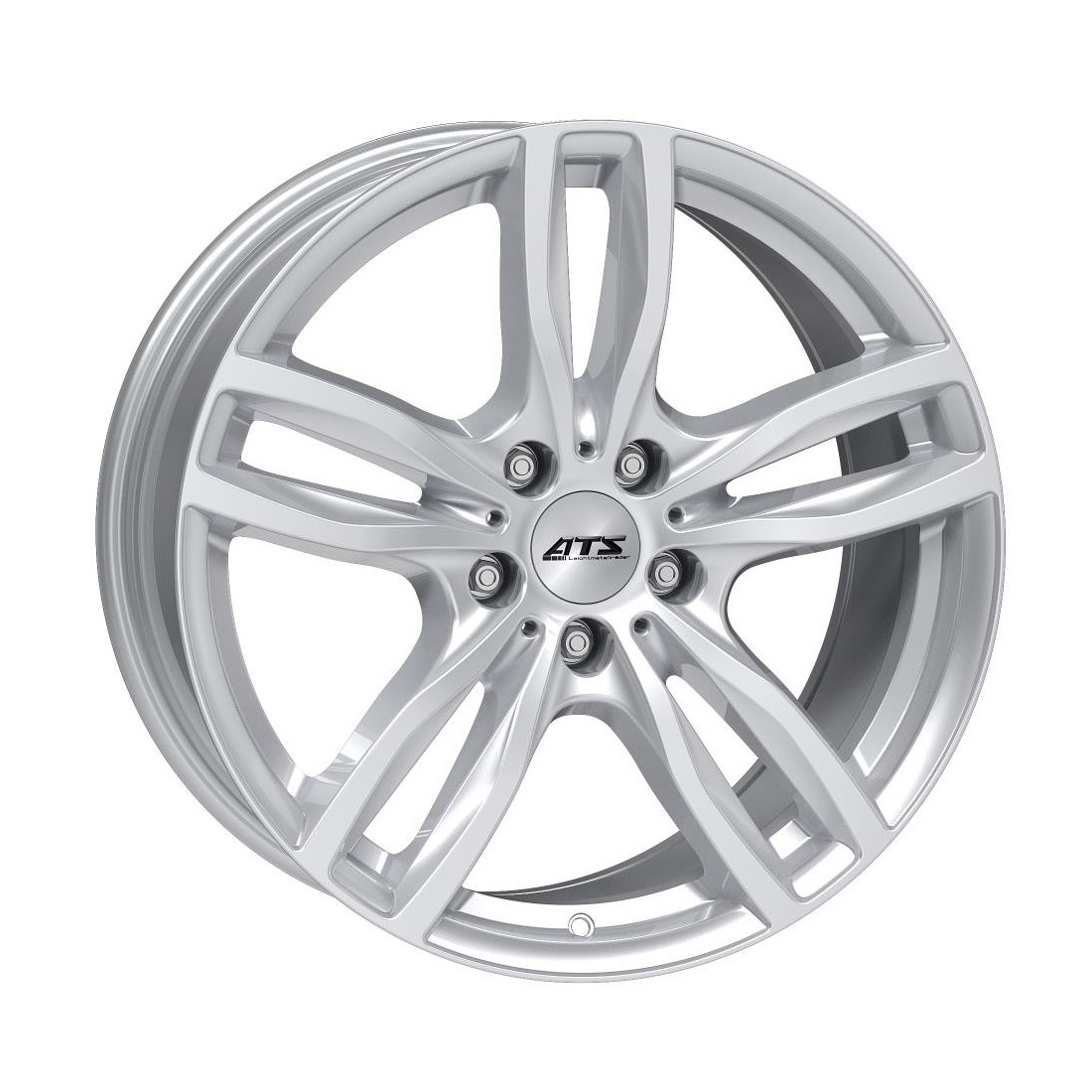 ATS Evolution polar-silver 7,5x17 5x120 ET43 CB72,6 60° 750 kg EVO75743W31-0