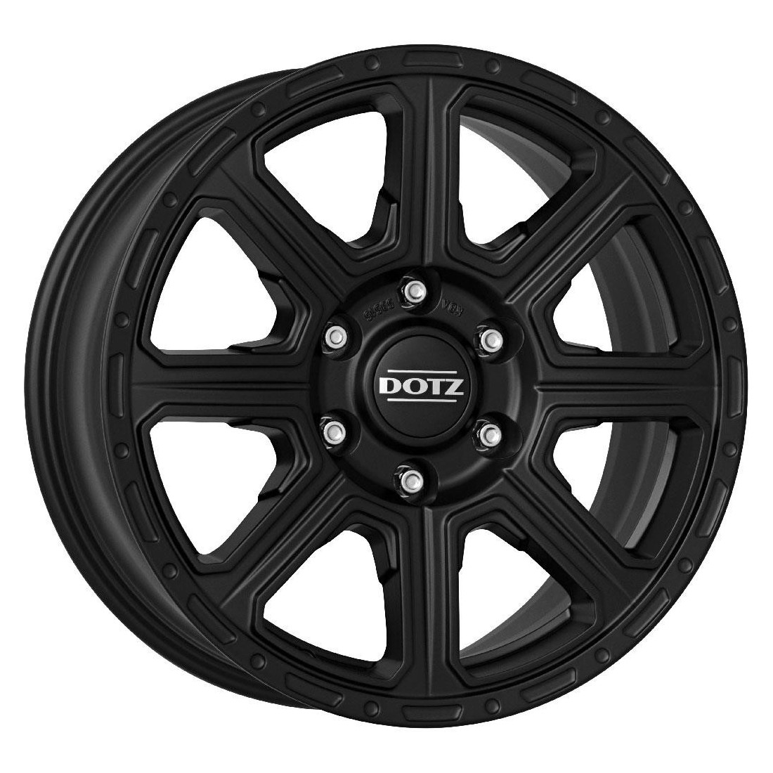 Dotz Kalahari Black matt 8x17 6x139.7 ET30 CB93,1 60° 1150 kg OKASDKA30