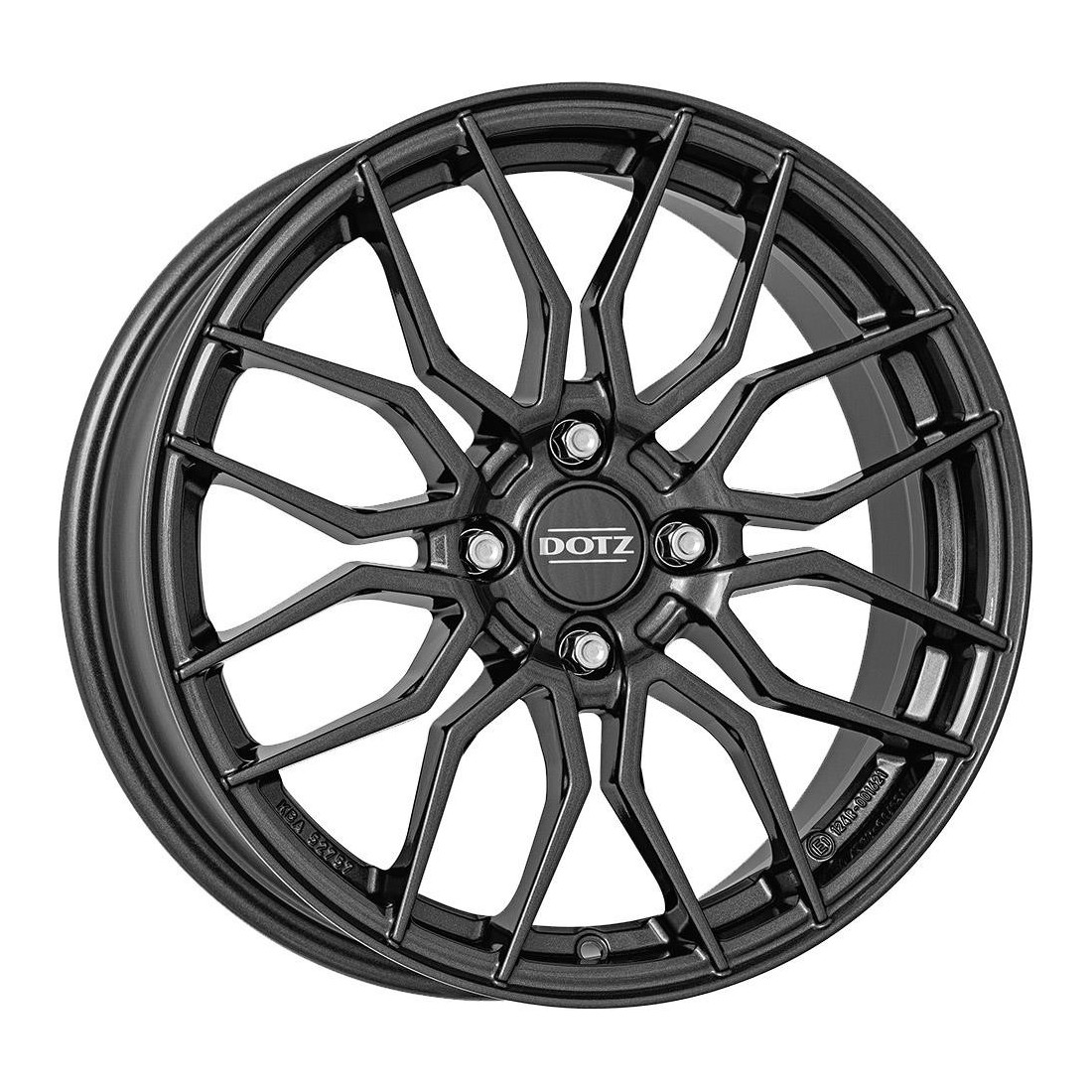 Dotz LimeRock Gunmetal 7x17 4x108 ET35 CB65,1 60° 540 kg OLRY3FA35