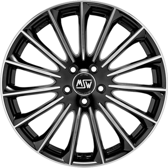 MSW 30 Gloss Black Full Polished 7,5x18 5x108 ET45 CB73,1 60° 725 kg W19319500T56