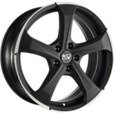 MSW 47 Matt Dark Titanium Full Polished 8x19 5x112 ET21 CB66,6 R14 735 kg W19252003B7