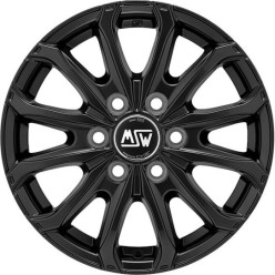 MSW 48 Van 6 Holes Matt Black 6,5x16 6x130 ET62 CB84,1 R14 1350 kg W19341001T53