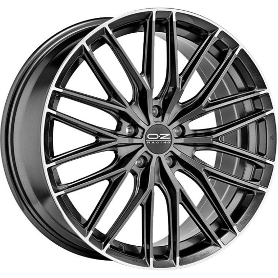 OZ Racing Gran Turismo HLT Star Graphite Diamond Lip 8,5x19 5x112 ET45 CB75,0 R12 700 kg W01C07203W4