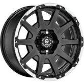 Sparco Dakar Matt Black Lip Polished+Rivets 7,5x17 6x139.7 ET42 CB93,1 60° 1200 kg W29089052M8