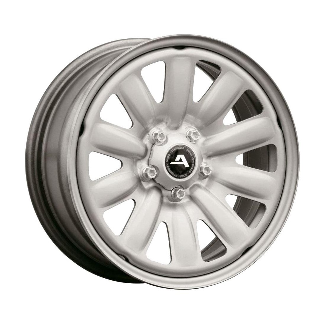 Alcar HybridRad 132800 Silver 6,5x17 5x112 ET38 CB57,1 With Cap R13 132800