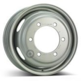 KFZ 9471 Silver 6x16 6x205 ET123 CB161,0 R14 9471