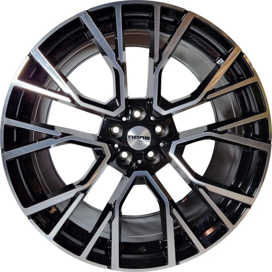 Nano 5769 Glossy Black Polished 10,5x20 5x112 ET40 CB66,6 60° 850 kg BK5769BP-512-005-40