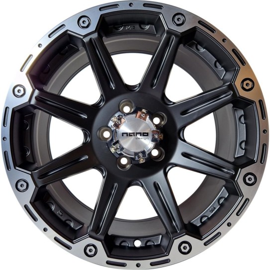 Nano BK717 Matt Black polished 8,5x18 5x120 ET20 CB65,1 60° 765 kg BK717BP-520-885-20