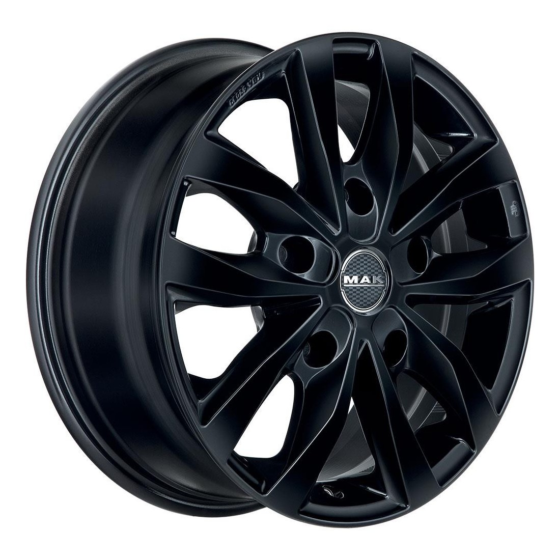 MAK Load 5 Gloss Black 6,5x16 5x118 ET47 CB71,1 60° 1350 kg F65605DGB47D