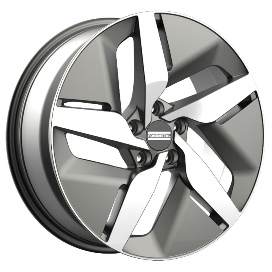 Fondmetal e-Joule Glossy Titanium Machined 8x20 5x112 ET45 CB66,5 60° 850 kg RF18856