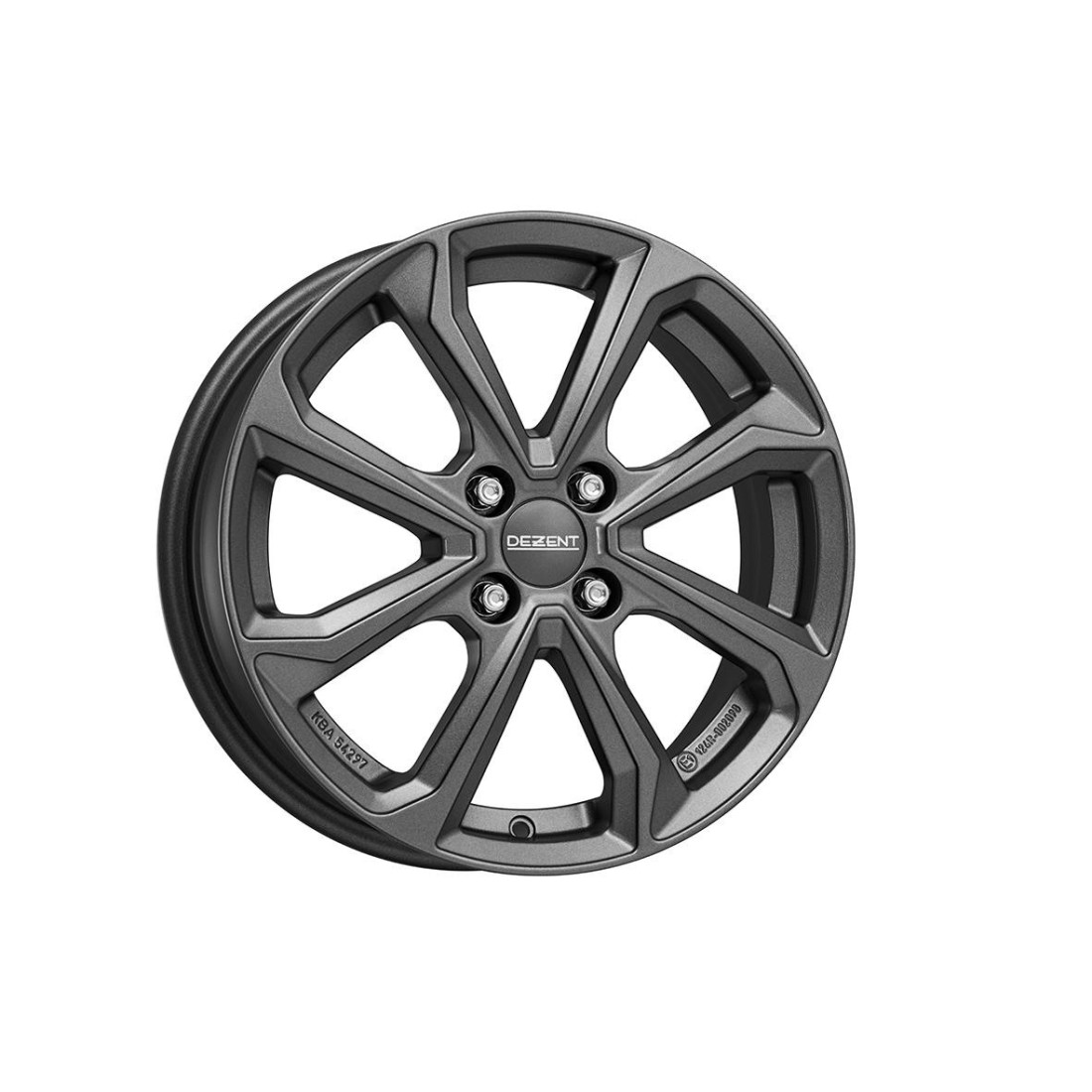 Dezent KT Graphite matt 6x16 4x100 ET49 CB54,1 60° 475 kg TKTO2GA49E