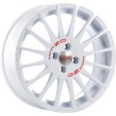 OZ Racing Superturismo WRC Race White Red Lettering 7x16 4x100 ET37 CB68,0 60° 615 kg W01895200W33